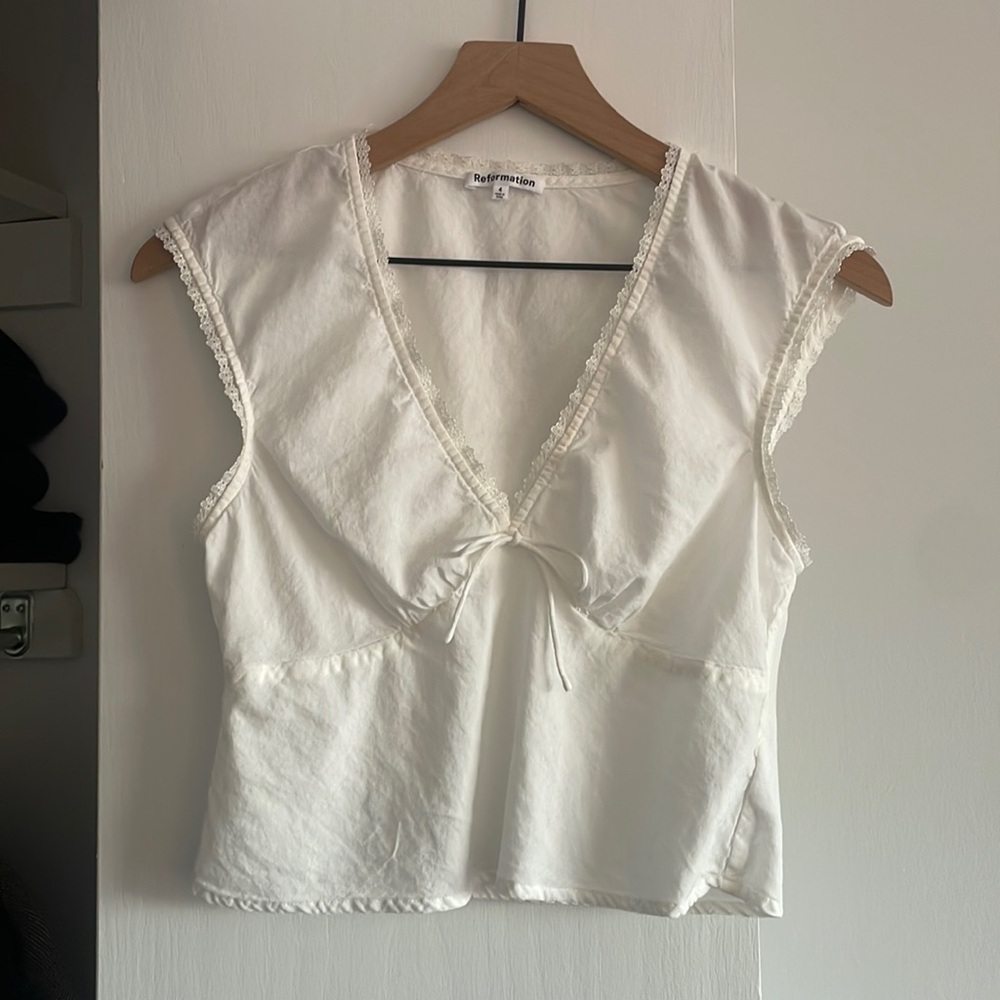Reformation Cherry Top